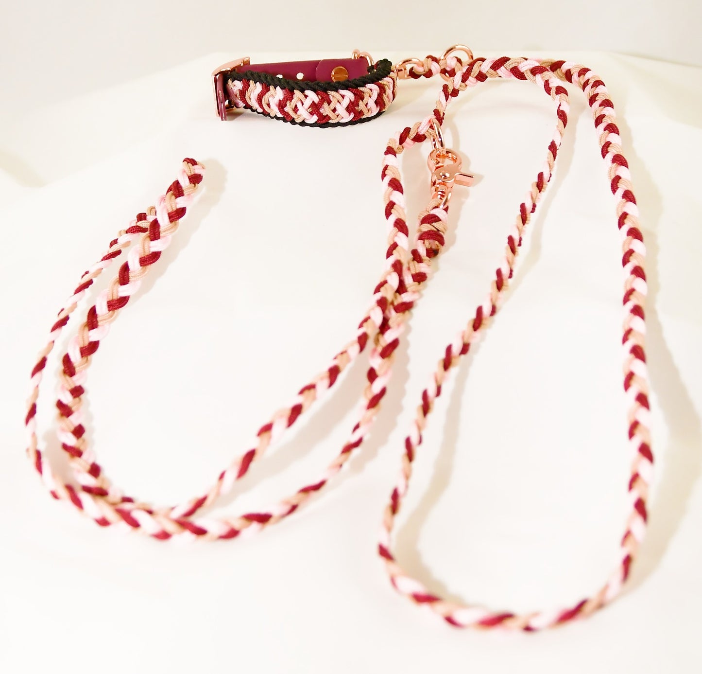 Hundeleine Flach geflochtene Mini