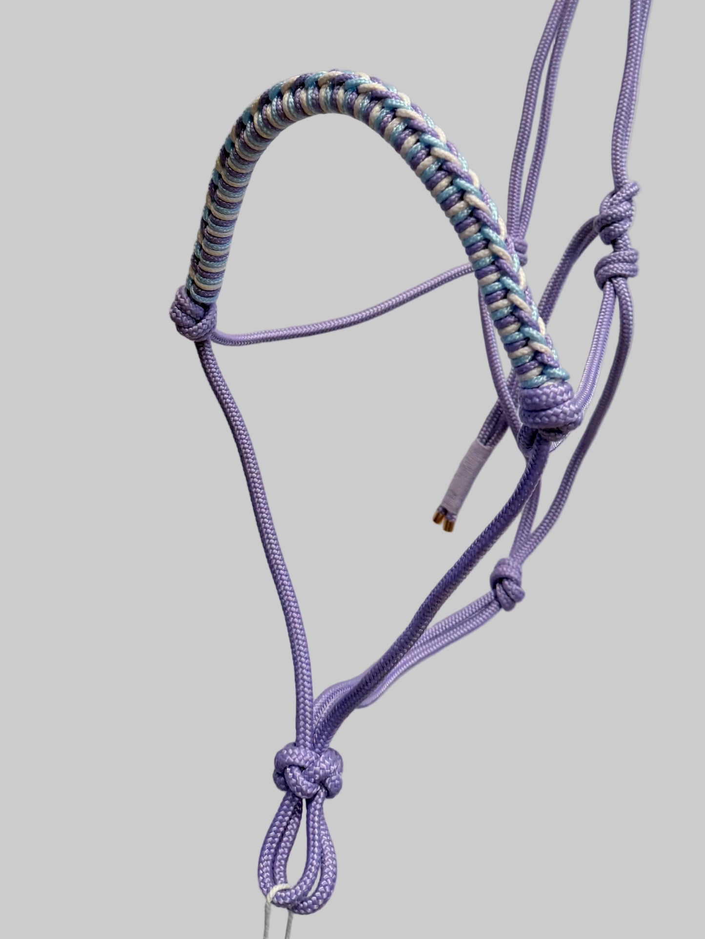 Knotenhalfter Twist Pastellila