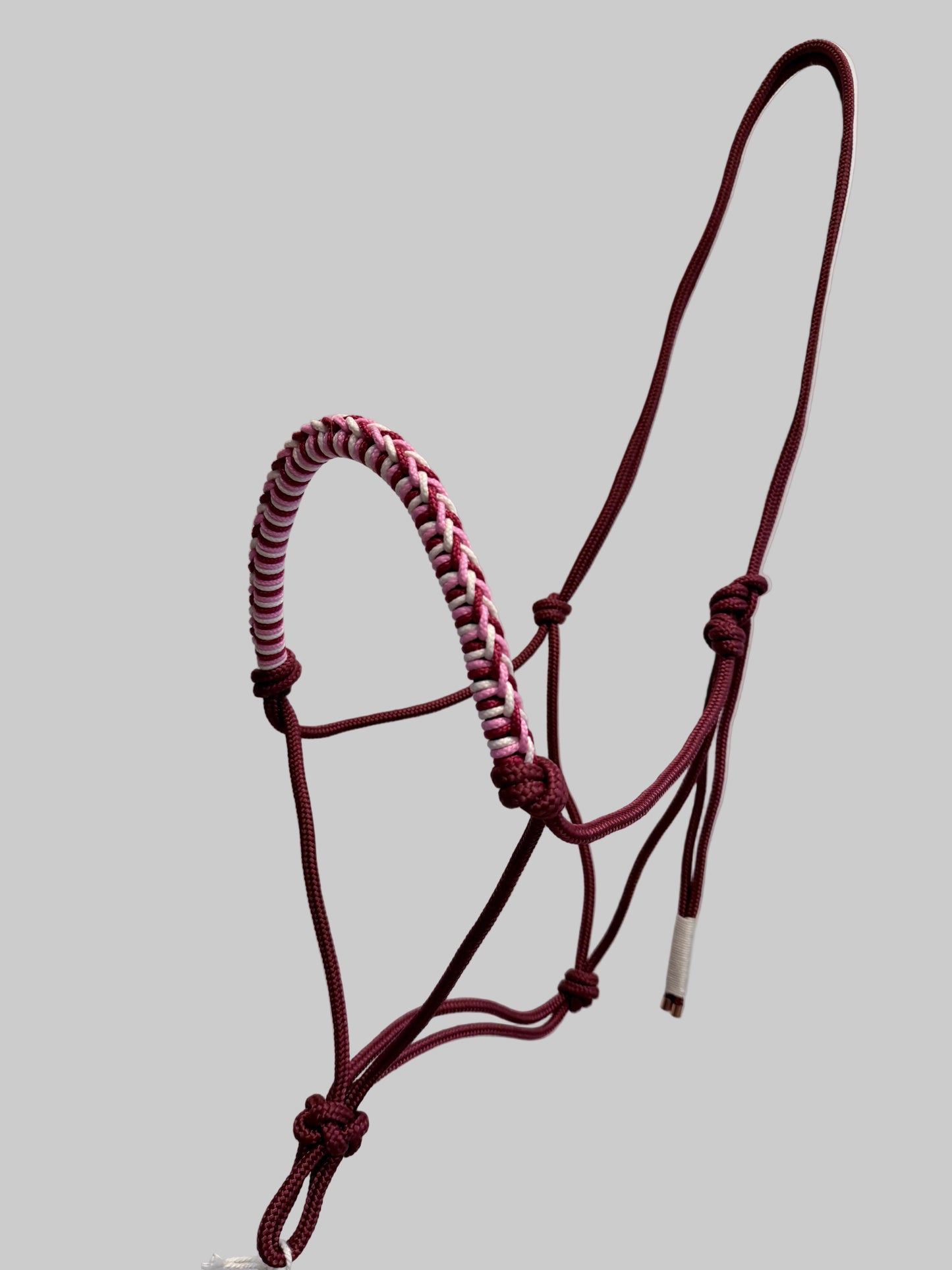 Knotenhalfter Twist Bordeauxe